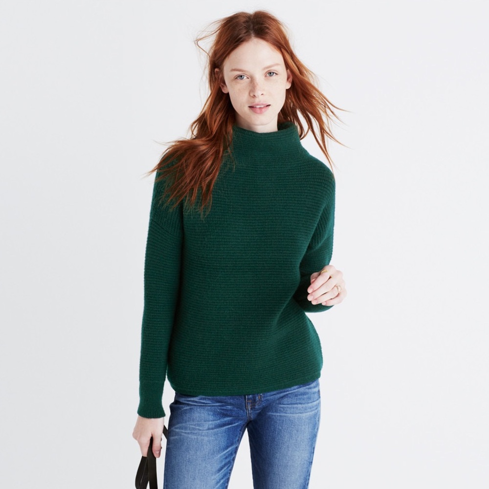 Madewell mockneck sweater-gently loved